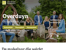 Tablet Screenshot of overduyn.nl